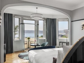 Junior Suite, 1 Double Bed, Balcony, Sea View | Premium bedding, minibar, in-room safe, desk - The 1932 Hotel & Spa Cap d'Antibes - MGallery Collection (Antibes)