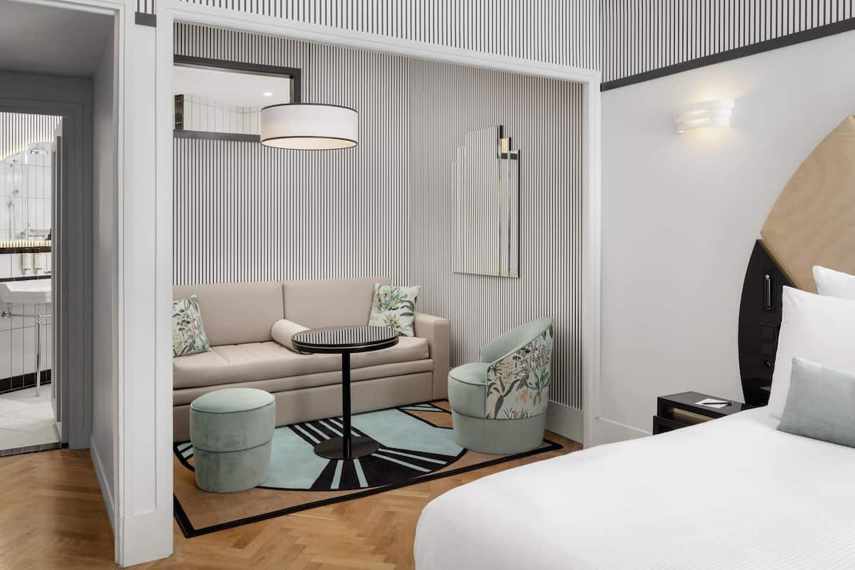 Premium bedding, minibar, in-room safe, desk