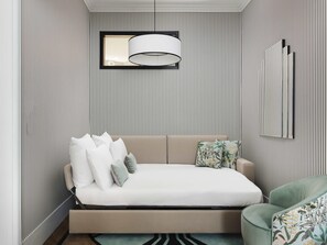 Premium bedding, minibar, in-room safe, desk
