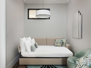 Premium bedding, minibar, in-room safe, desk