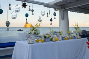 Espace banquet en plein air