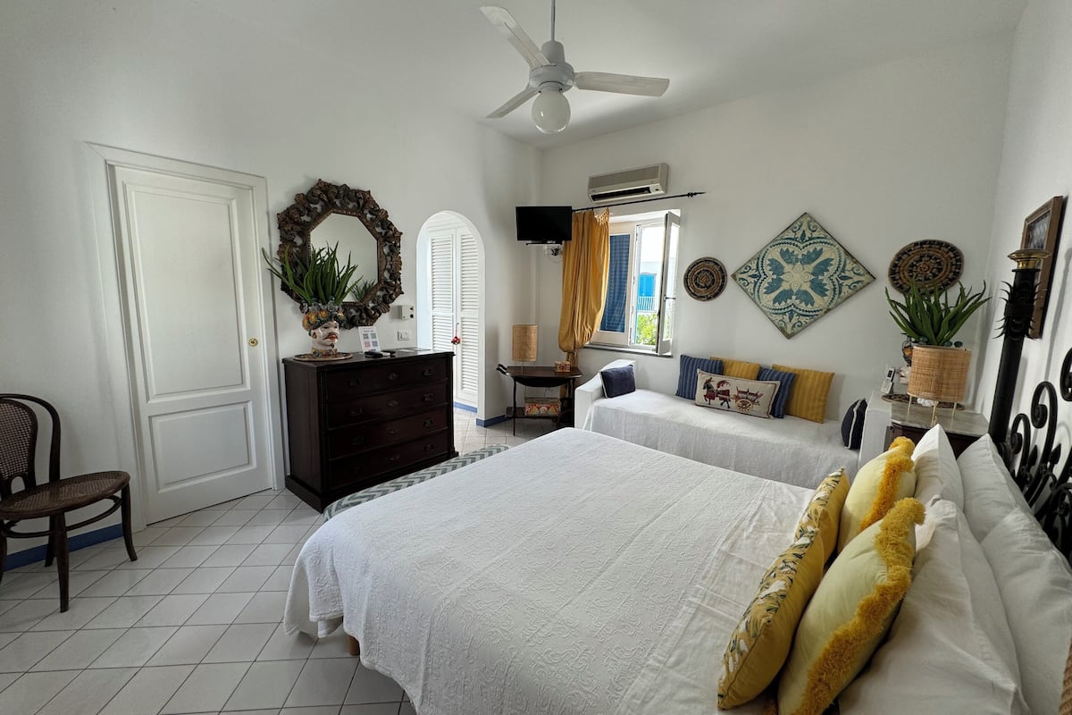 1 chambre, draps italiens Frette, literie de qualité supérieure