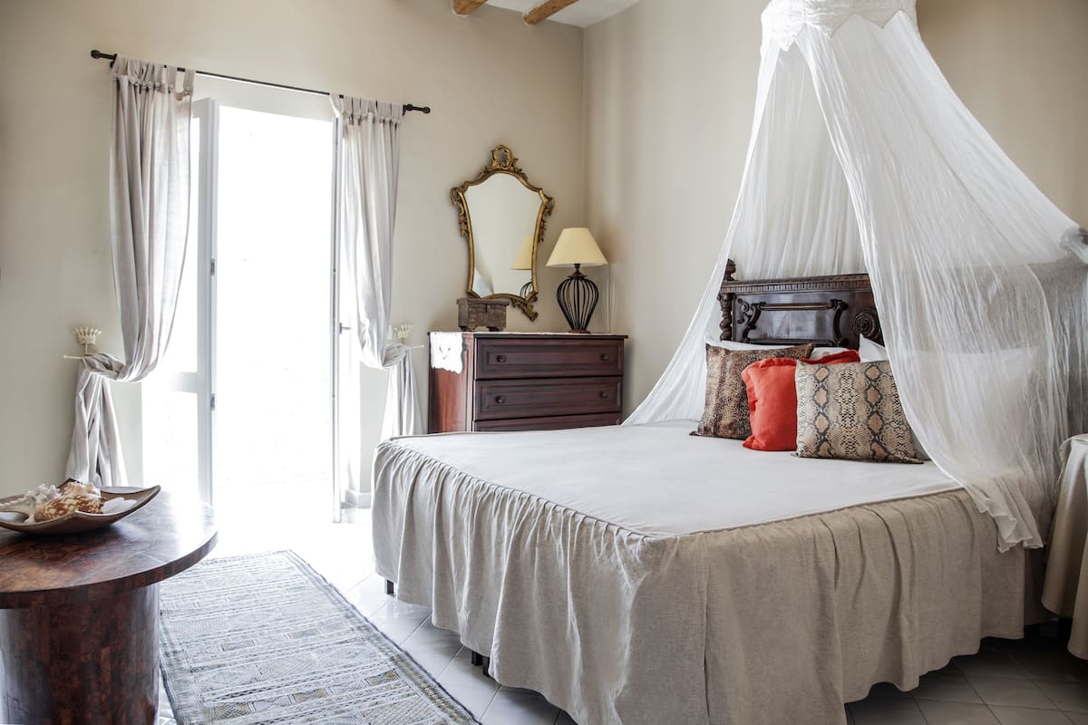 1 chambre, draps italiens Frette, literie de qualité supérieure