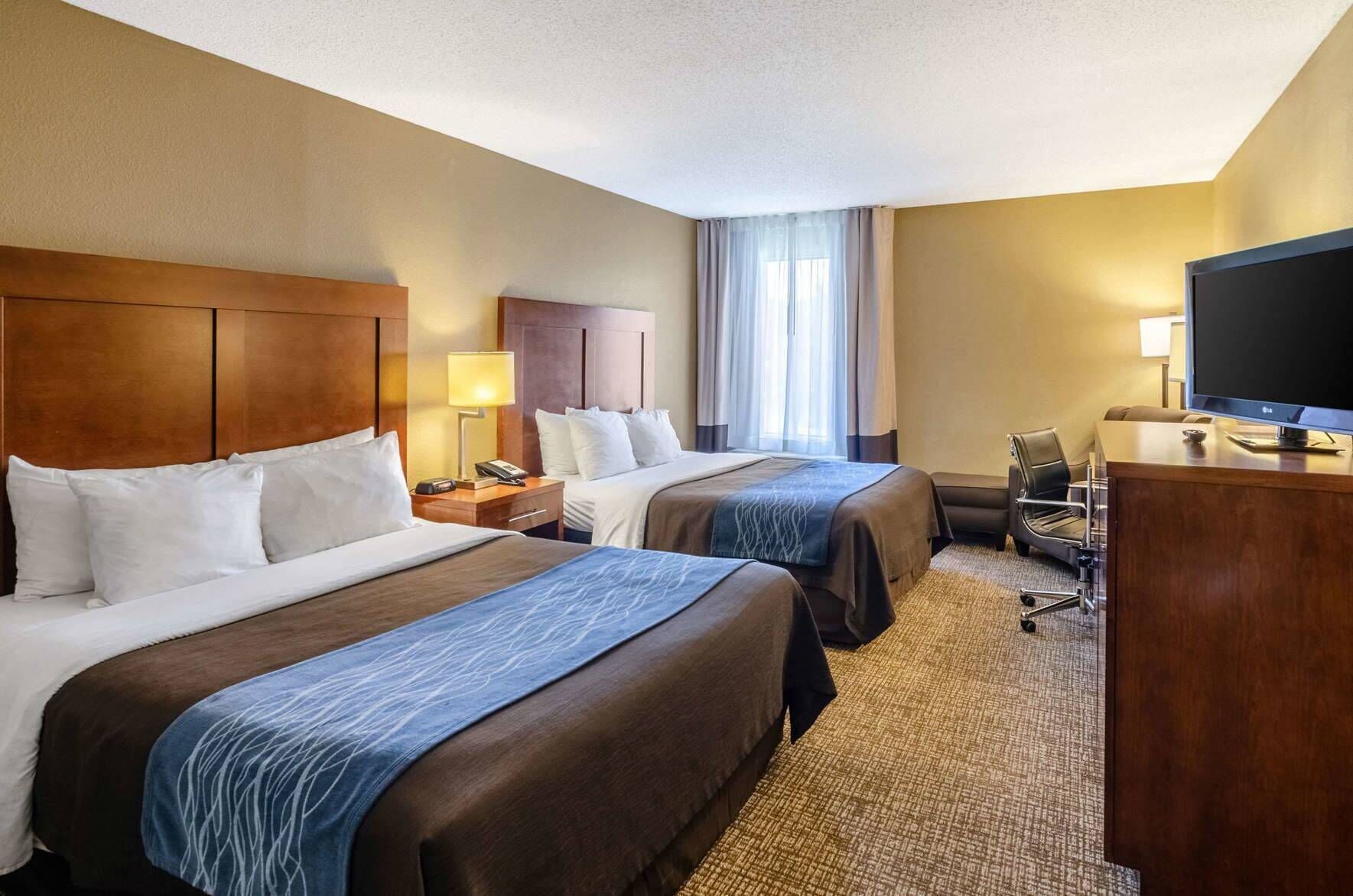 In-room safe, desk, blackout curtains, iron/ironing board