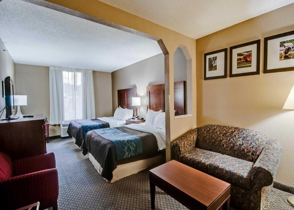 In-room safe, desk, blackout curtains, iron/ironing board