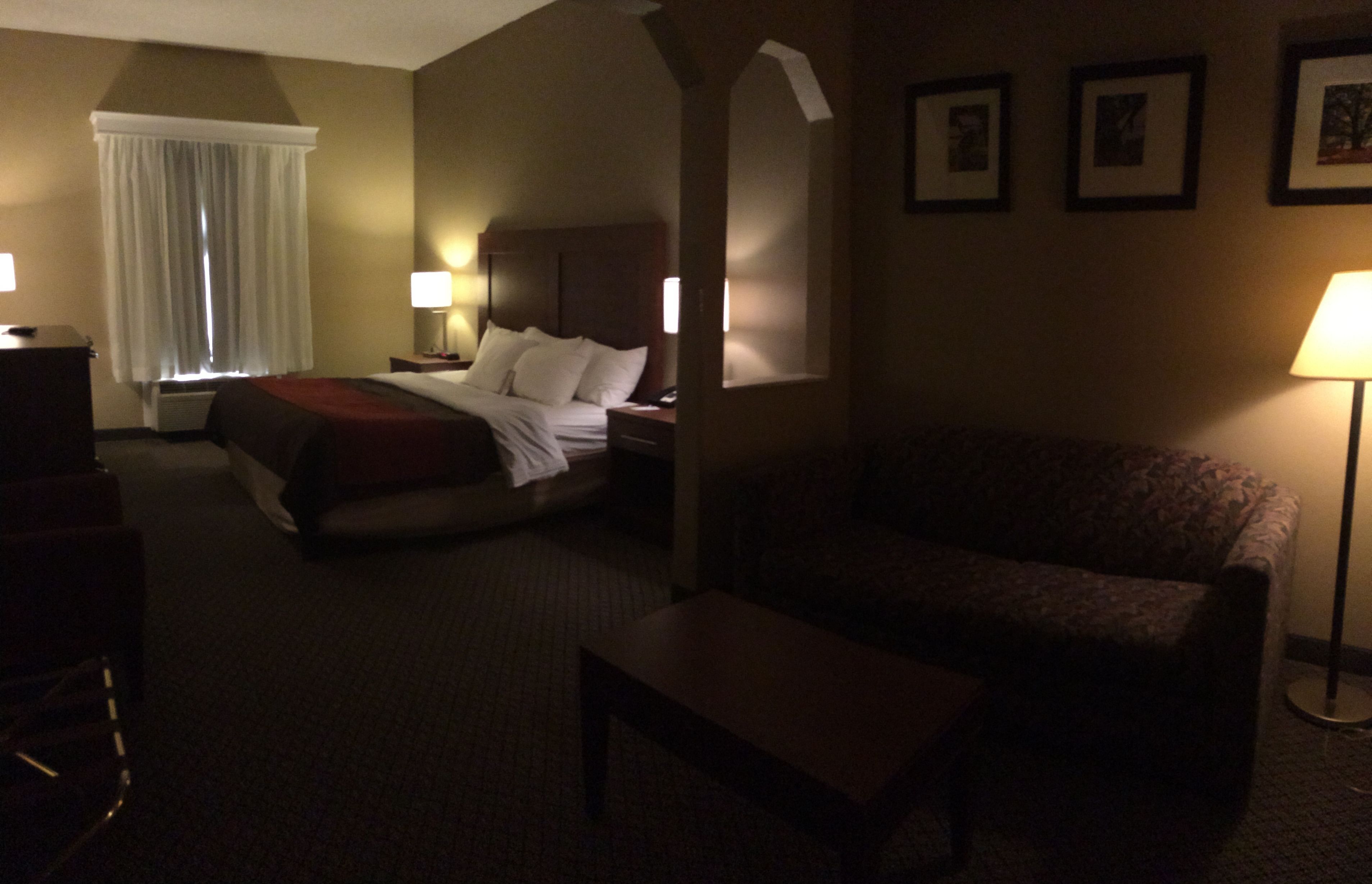 suite, 1 king bed with sofa bed | in-room safe, desk, blackout curtains, iron/ironing board