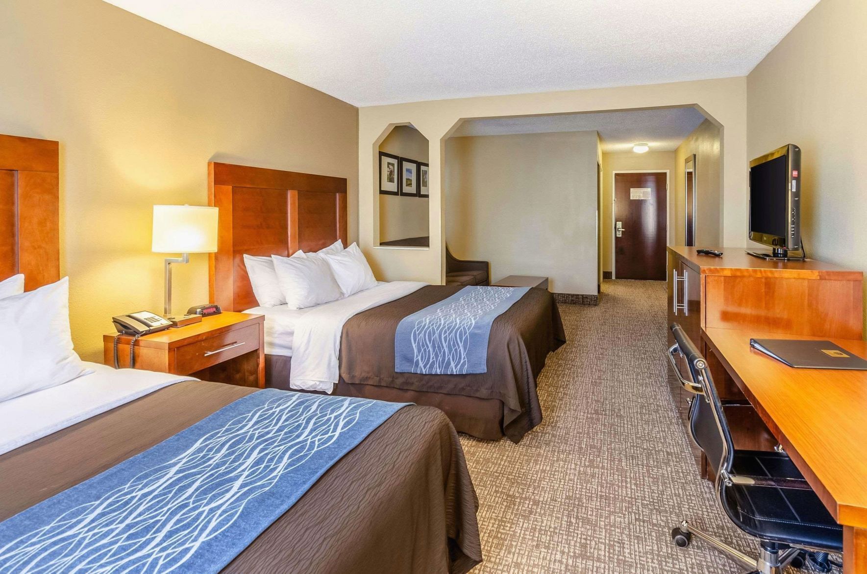 In-room safe, desk, blackout curtains, iron/ironing board
