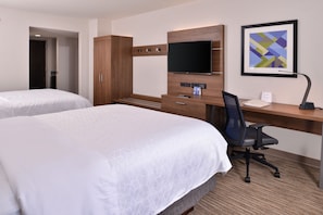 Standard Room, 2 Queen Beds | Minibar, in-room safe, desk, laptop workspace