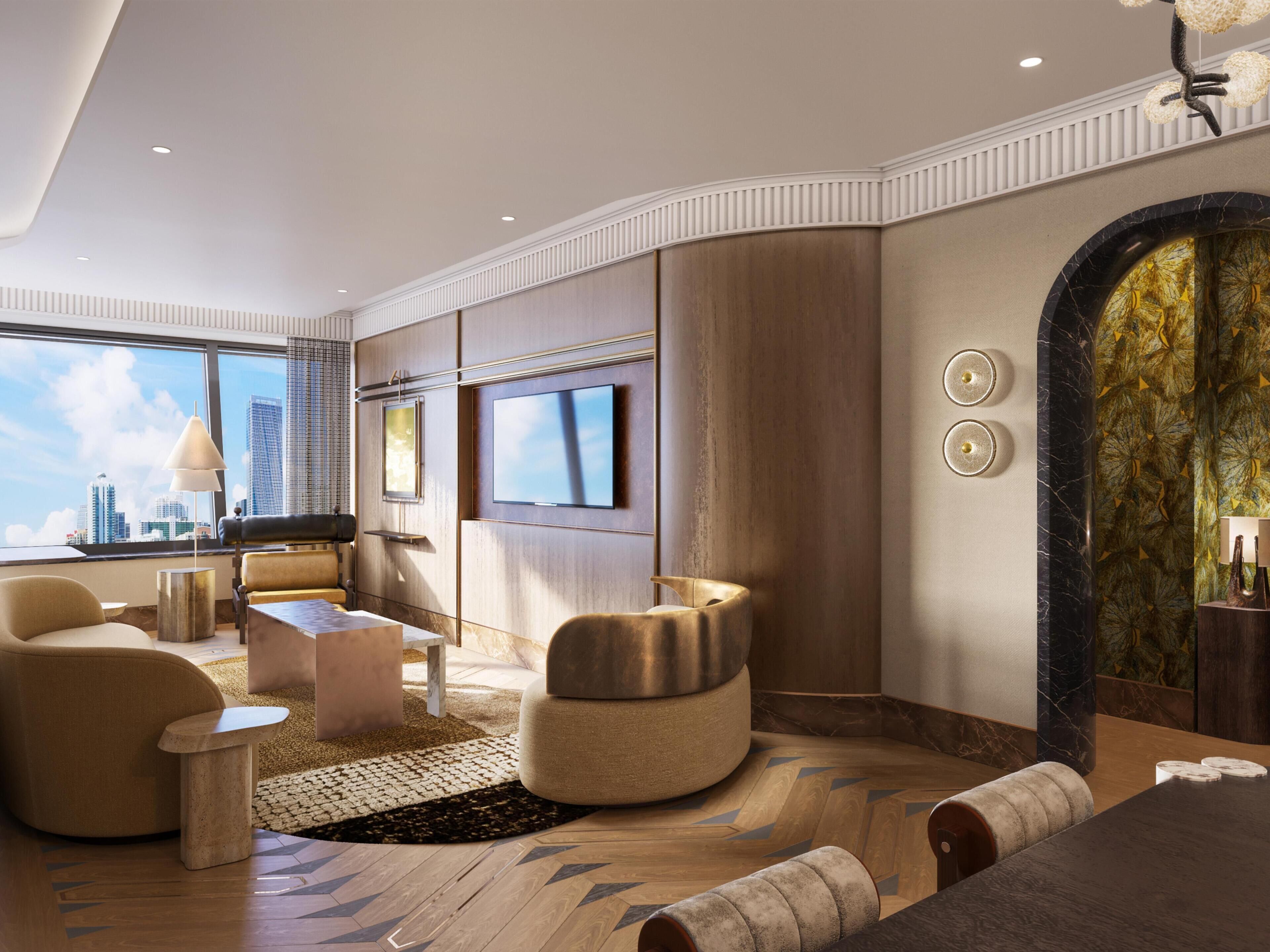 Suite, Club Lounge Access | 1 bedroom, minibar, in-room safe, desk