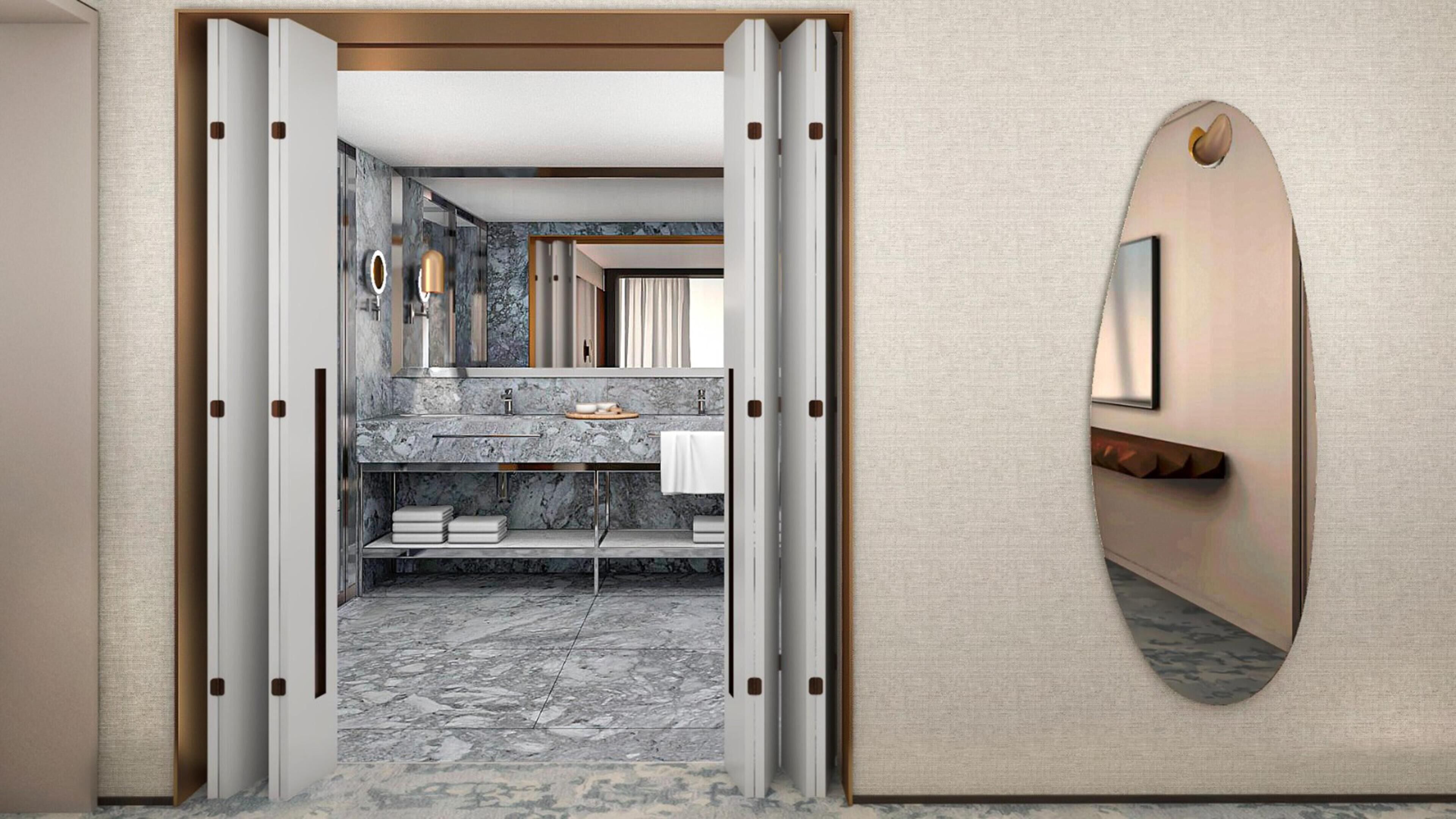 Junior Suite, 1 King Bed | Bathroom