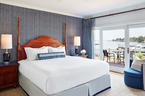 Chambre Deluxe, 1 très grand lit (Water View) | Draps en coton égyptien, literie de qualité supérieure, surmatelas