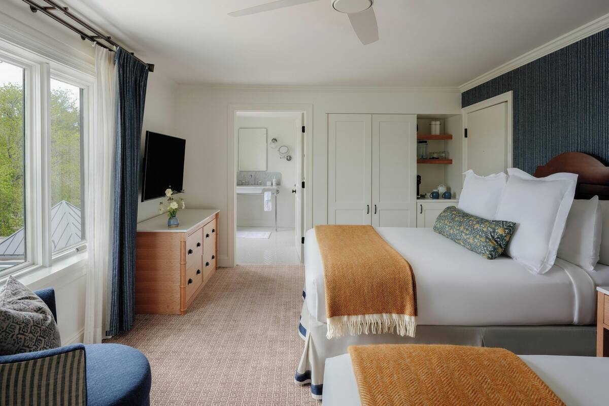 Deluxe-Zimmer, 2 Queen-Betten | Bettwäsche aus ägyptischer Baumwolle, hochwertige Bettwaren