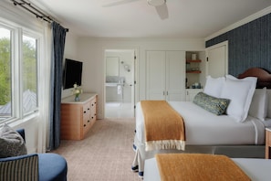 Deluxe kamer, 2 queensize bedden | Lakens van Egyptisch katoen, luxe beddengoed, pillowtop-bedden