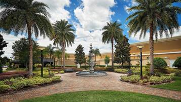 Blick von der Unterkunft