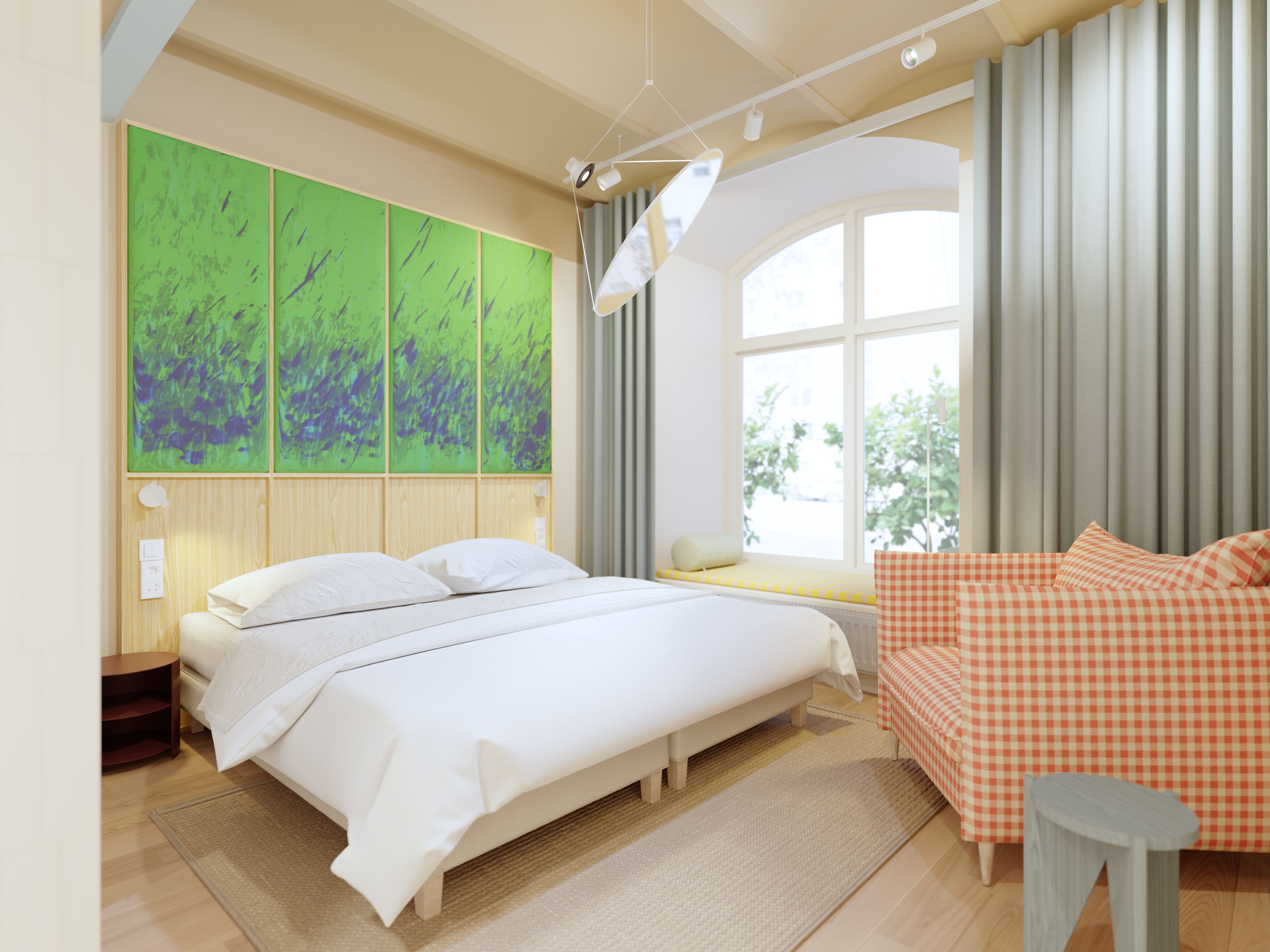 Superior Double Room | In-room safe, desk, blackout drapes, iron/ironing board