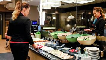 Morgenmadsbuffet hver dag mod et gebyr