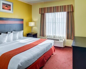 1 bedroom, desk, laptop workspace, iron/ironing board