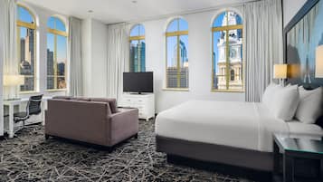 1 chambre, literie de qualité supérieure, bureau