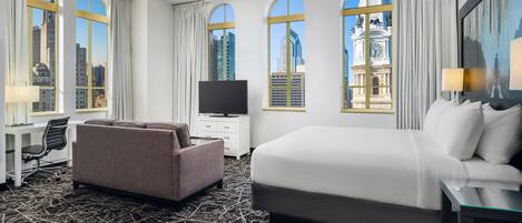 Ropa de cama de alta calidad y escritorio