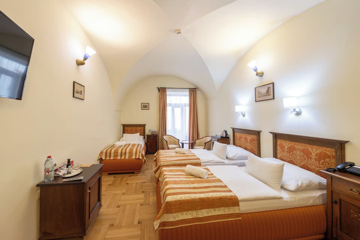 Standard Double or Twin Room with Extra Bed | Hypo-allergenic bedding, minibar, in-room safe, individually furnished