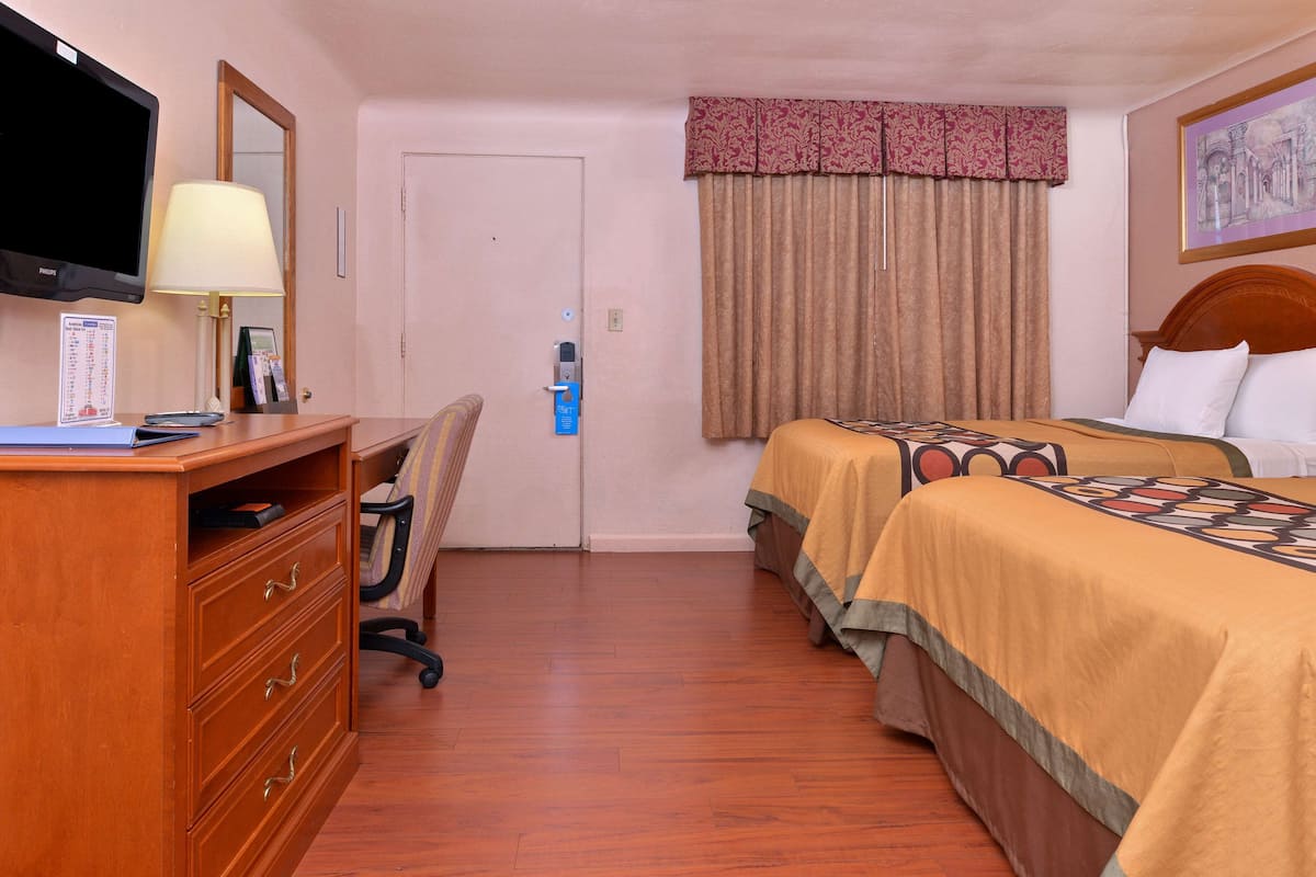 Room, 2 Double Beds | Desk, iron/ironing board, rollaway beds, free WiFi