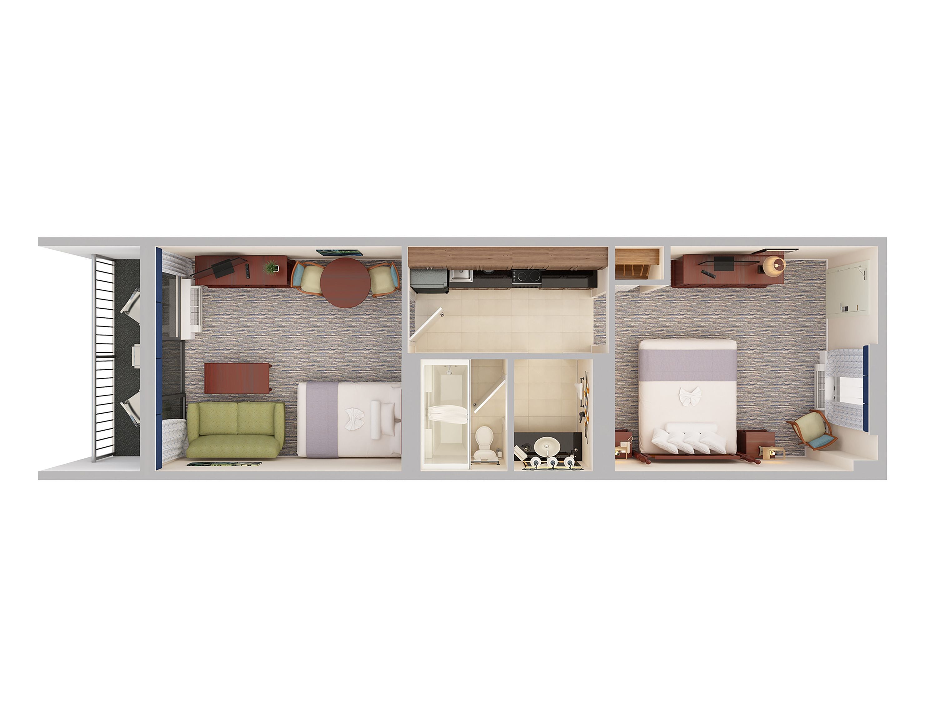 tower oceanfront king suite with balcony | premium bedding, in-room safe, desk, iron/ironing board