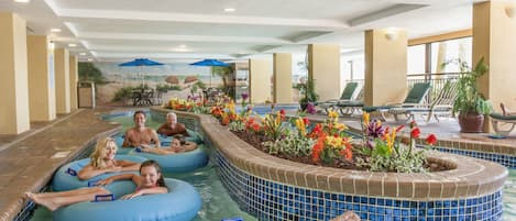 Indoor pool, outdoor pool
