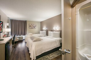 Premium Room, 2 Double Beds (Upgraded Bedding & Snack, Smoke Free) | Extra beds - Red Roof Inn PLUS+ Boston - Logan (Saugus)