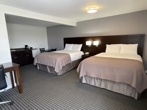 Standard Room, 2 Queen Beds | Free WiFi, bed sheets, alarm clocks