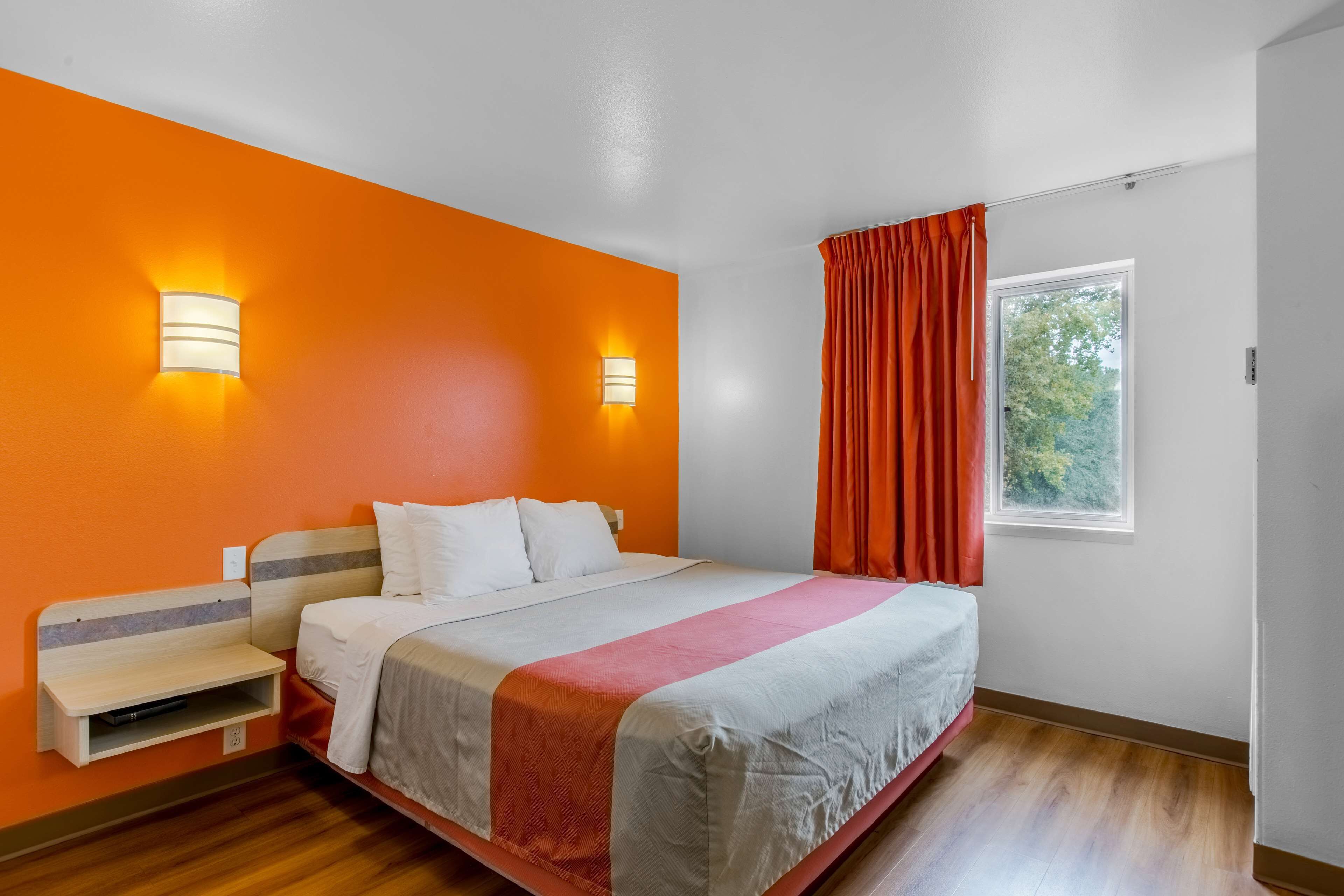 Desk, blackout curtains, iron/ironing board, free WiFi