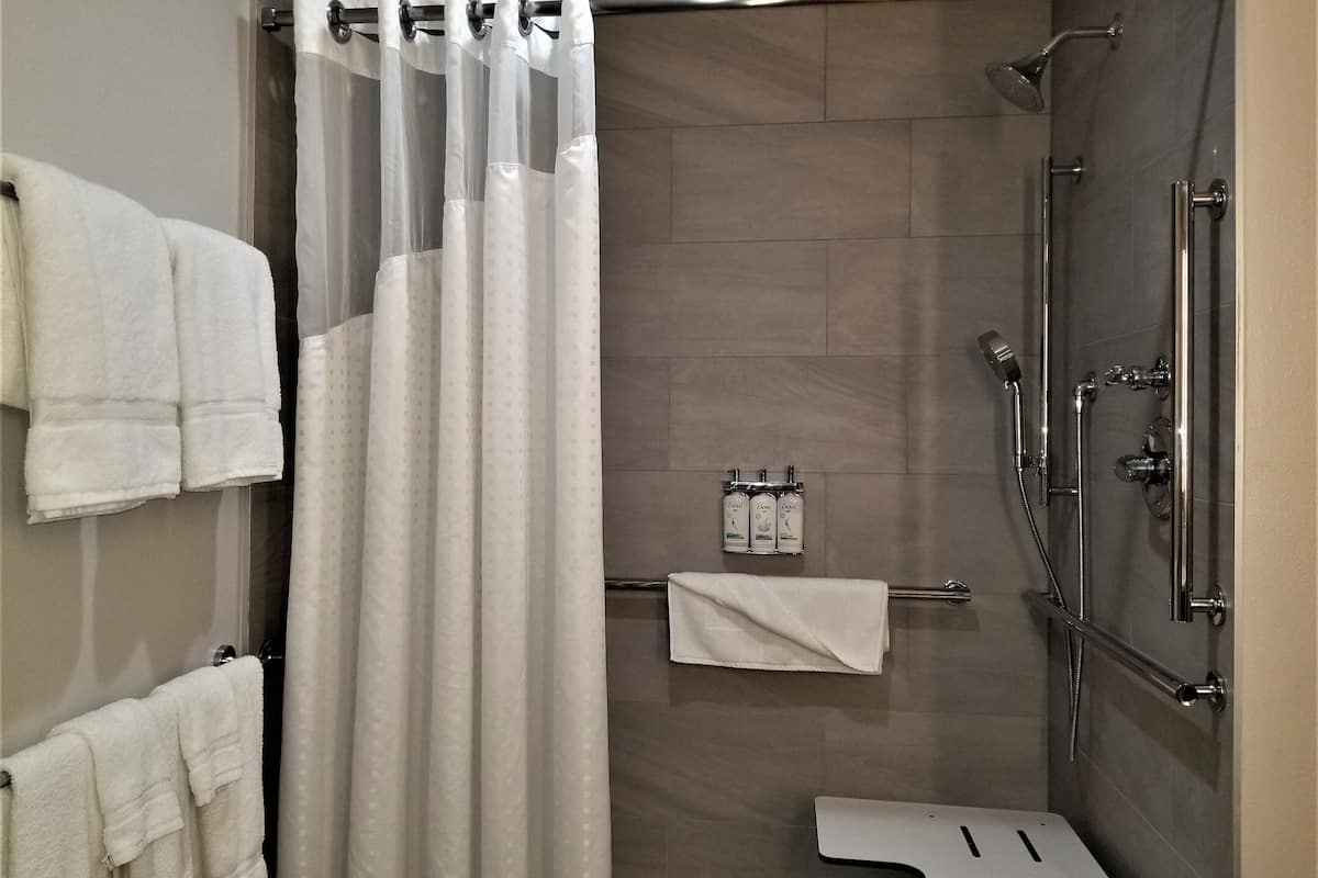 Standardzimmer, 1 King-Bett, barrierefrei (Roll-In Shower)