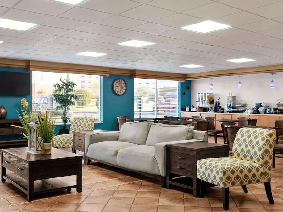 Sitteområde i lobbyen