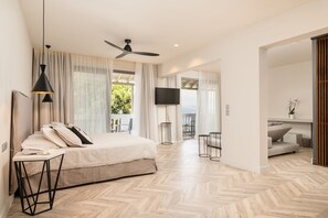 Luxe suite | Lakens van Egyptisch katoen, luxe beddengoed, pillowtop-bedden