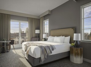 Habitación ejecutiva, 1 cama King size | Sábanas de algodón egipcio y ropa de cama de alta calidad 