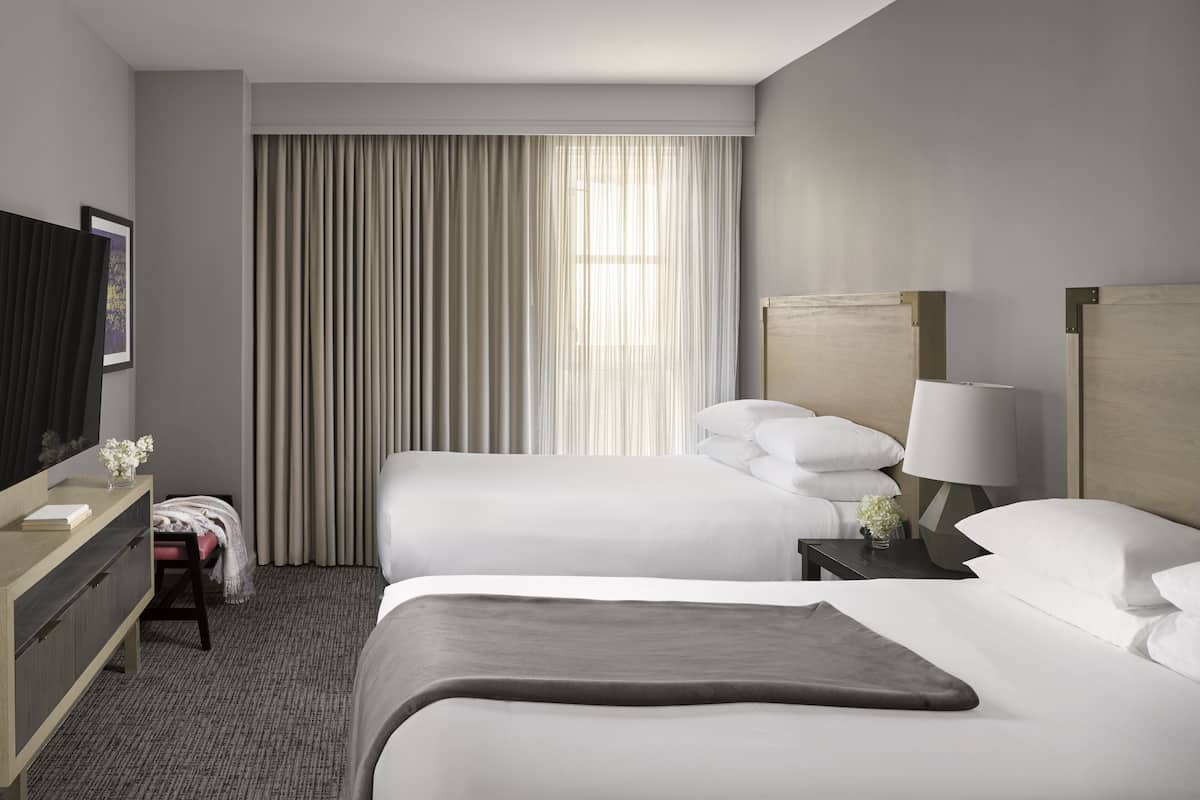 Egyptian cotton sheets, premium bedding, pillow-top beds, in-room safe