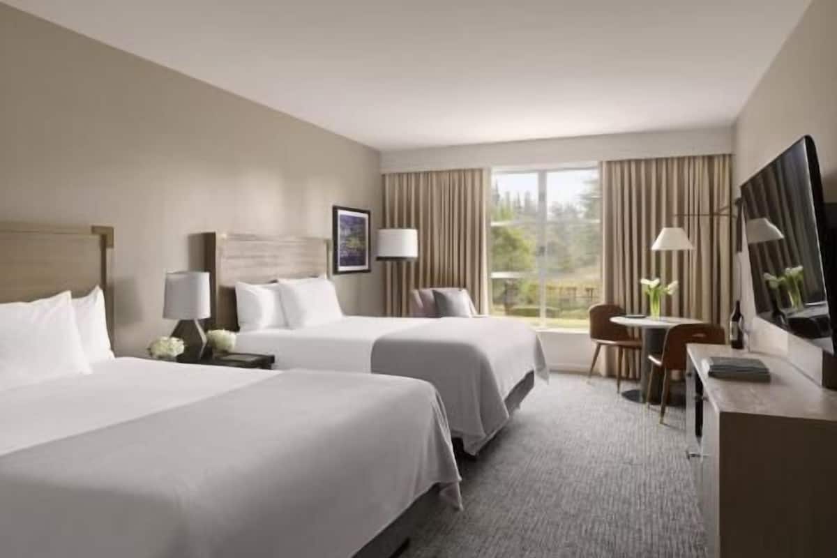 Egyptian cotton sheets, premium bedding, pillowtop beds, in-room safe