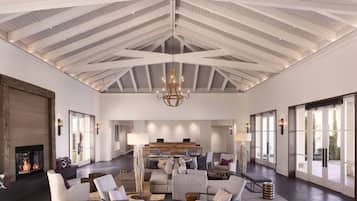 Coin salon dans le hall