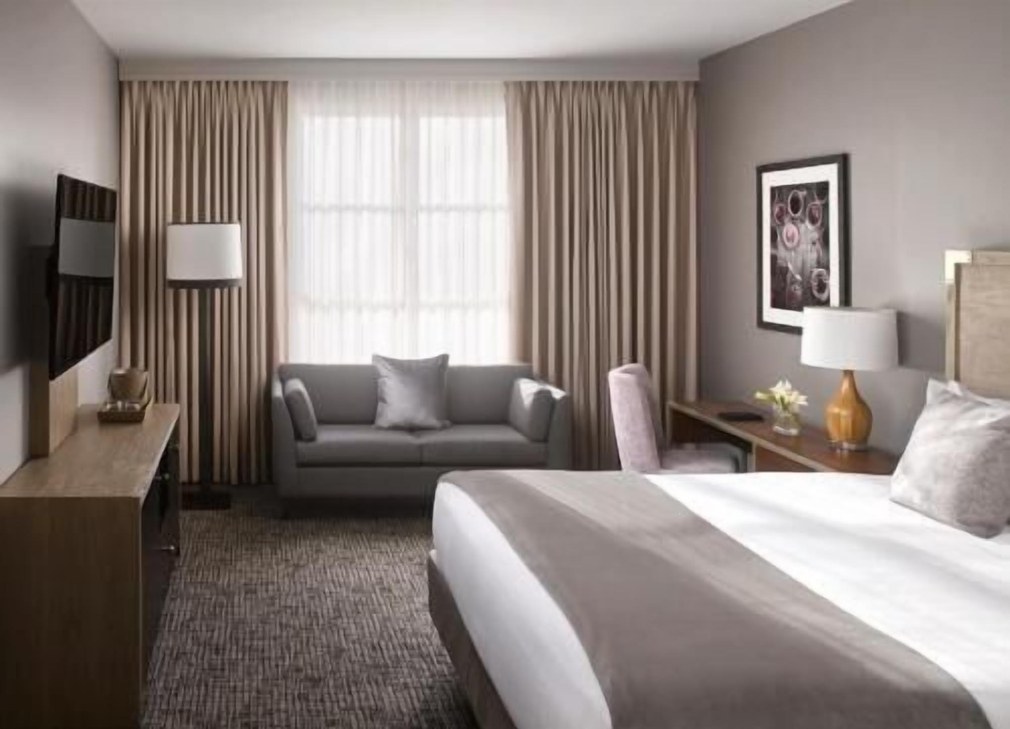 Egyptian cotton sheets, premium bedding, pillowtop beds, in-room safe