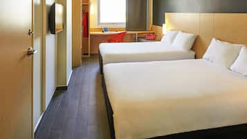 Pillow-top beds, in-room safe, desk, blackout curtains