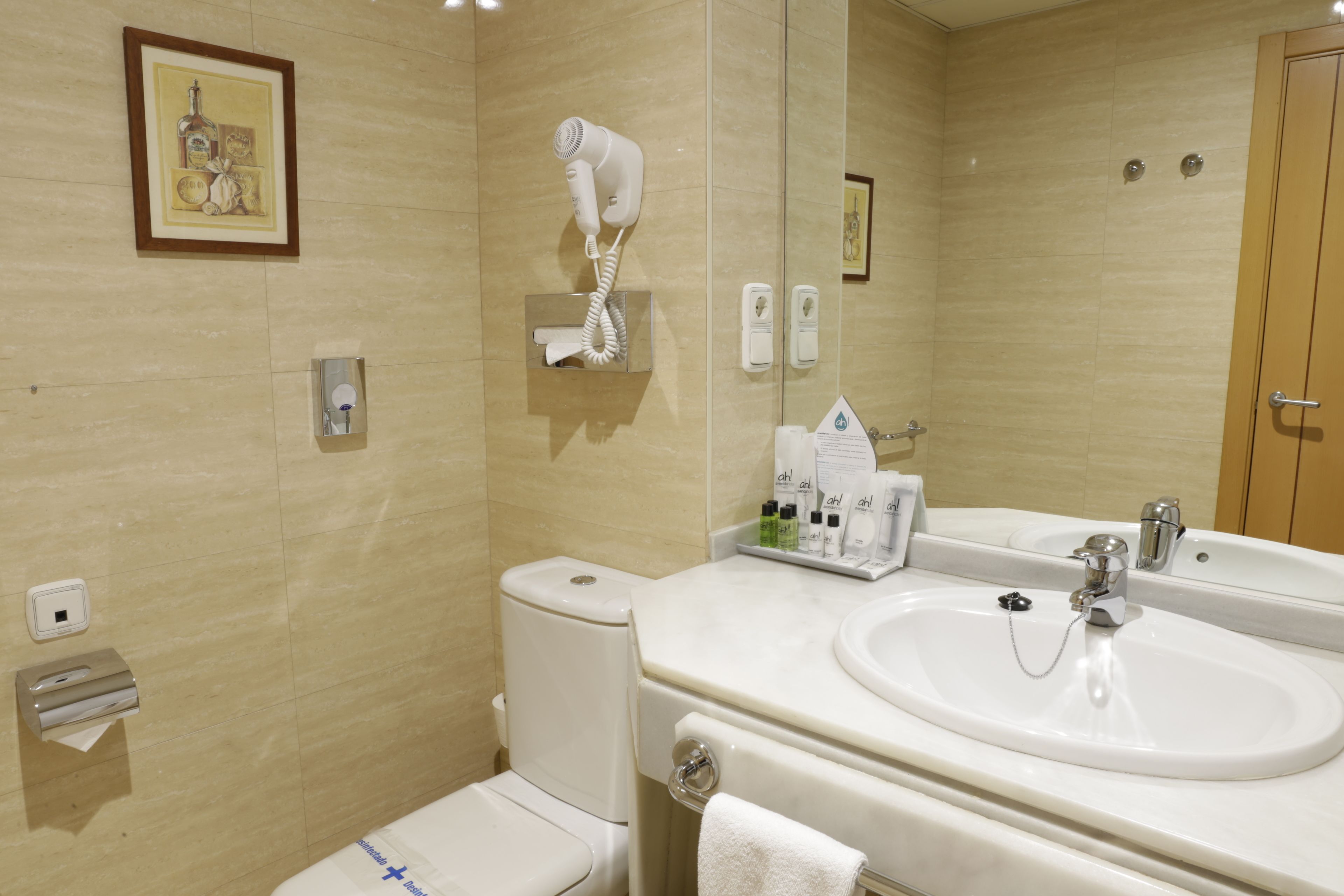 double or twin room | bathroom | bathtub, free toiletries, hair dryer, towels