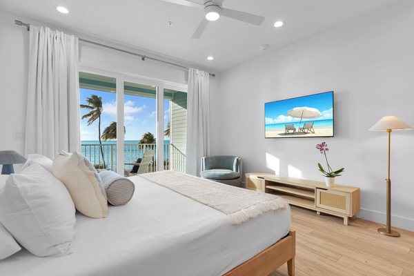 Ropa de cama de alta calidad y minibar