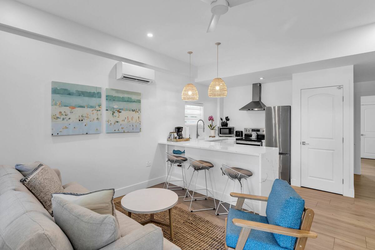 sunset bay suites off main property | private kitchen | fridge, microwave, coffee/tea maker