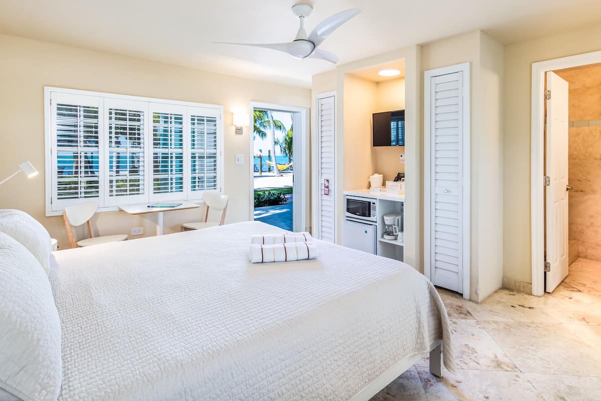 Waterfront Standard King Bed | 1 bedroom, premium bedding, minibar, in-room safe