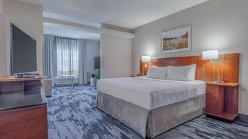 Suite, 1 King Bed with Sofa bed (Living Room) | In-room safe, desk, blackout drapes, iron/ironing board