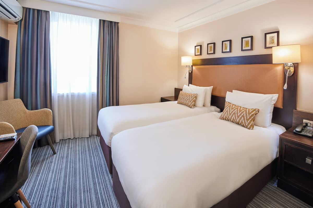 Deluxe Twin Room | Hypo-allergenic bedding available, in-room safe, desk, laptop workspace