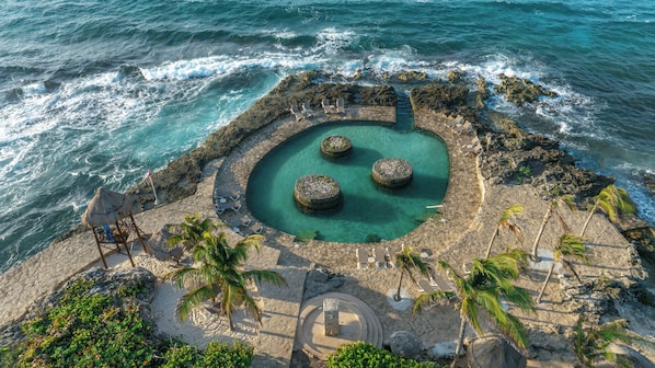 7 outdoor pools, sun loungers, lifeguards on site - Occidental at Xcaret Destination - All Inclusive (Playa del Carmen)