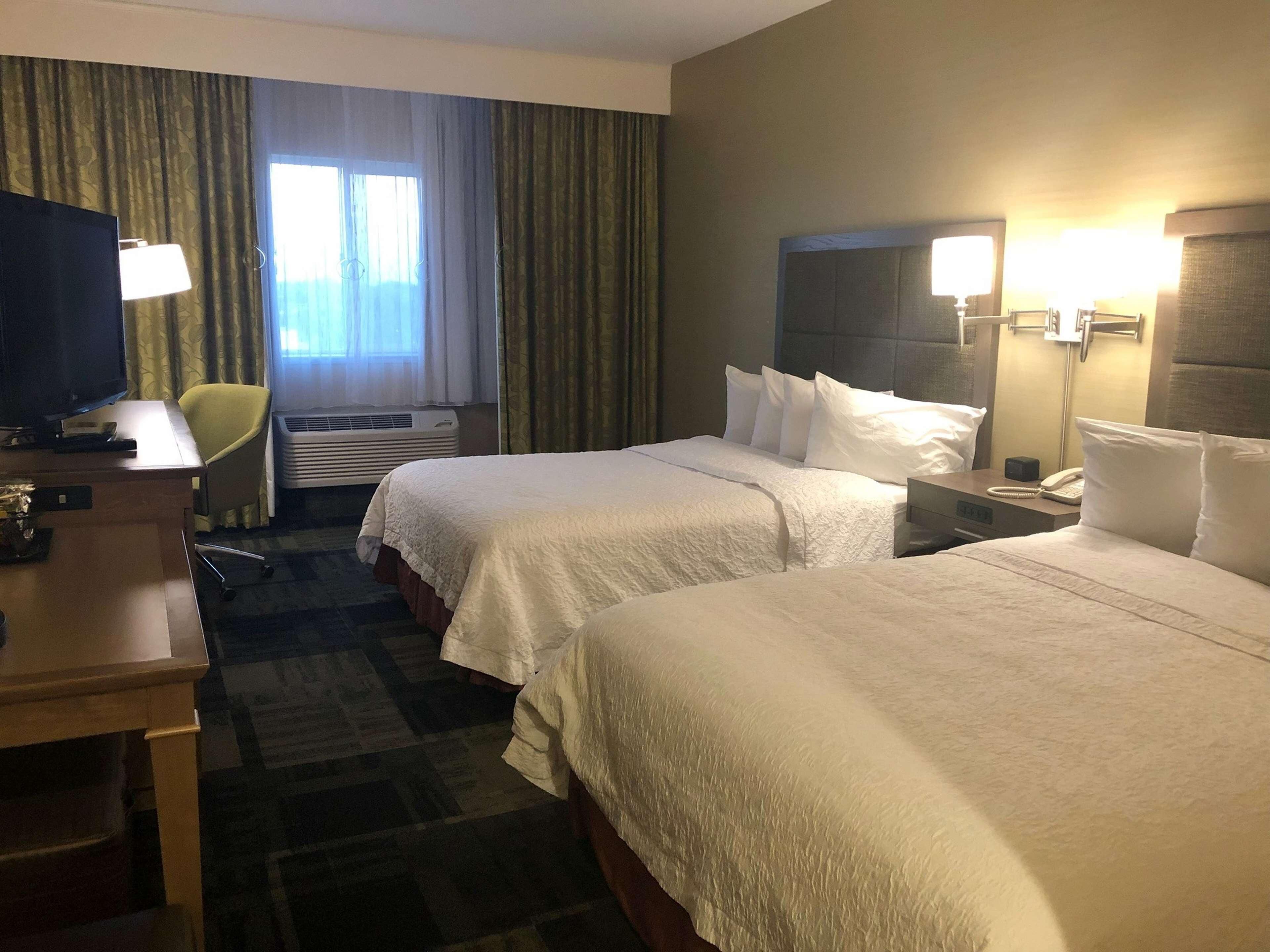 Premium bedding, pillow-top beds, individually furnished, desk