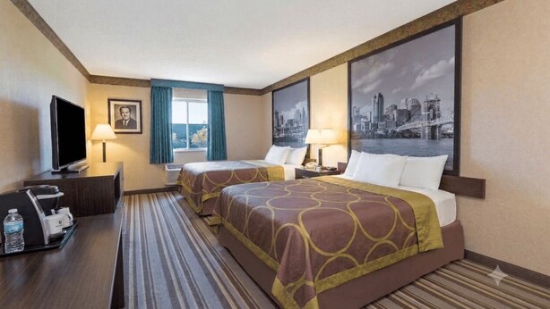 Double Room, 2 Queen Beds, Non Smoking | WiFi (free), alarm clocks, bed sheets