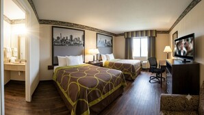 WiFi (free), alarm clocks, bed sheets