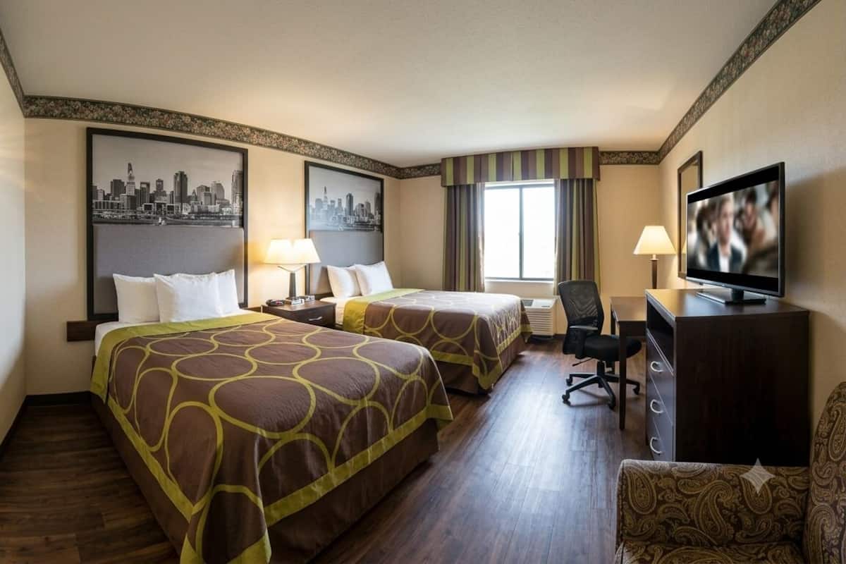 WiFi (free), alarm clocks, bed sheets